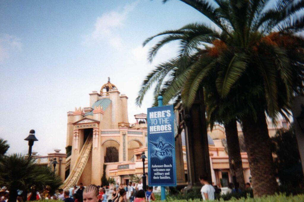 Journey to Atlantis ride at Seaworld Orlando