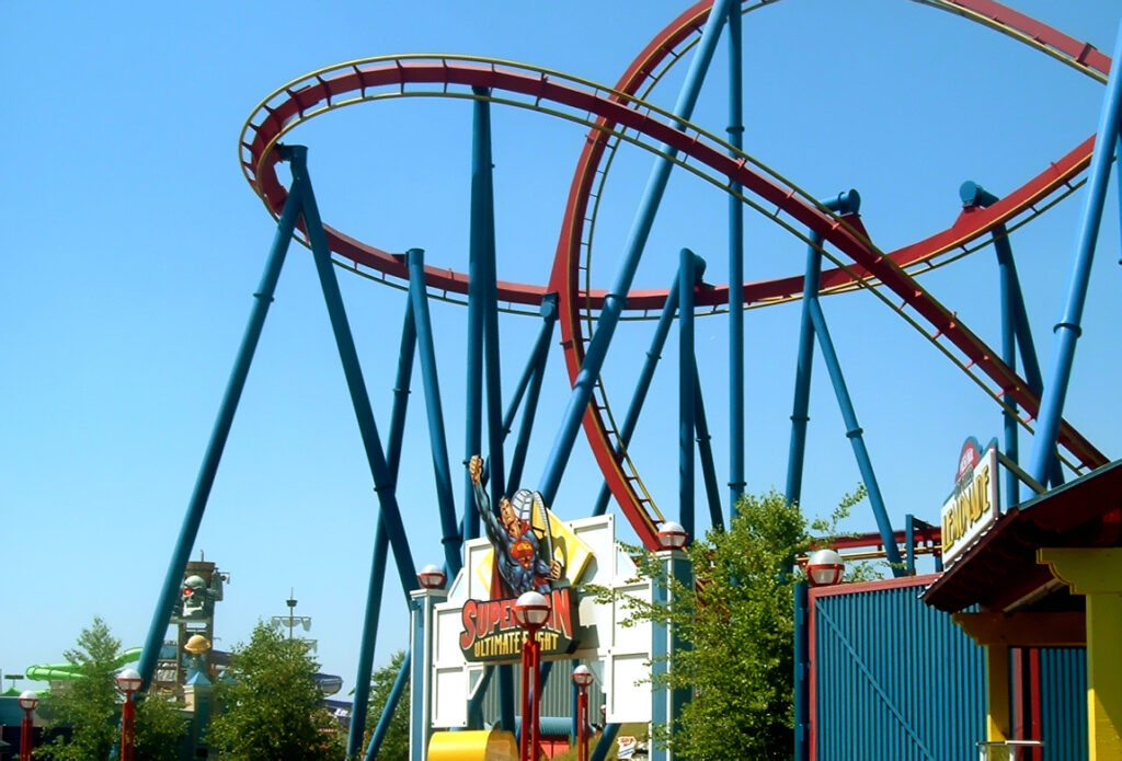 Superman Ultimate flight at Six Flags Georgia