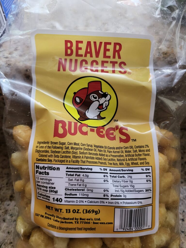 Buc-ee's Beaver Nuggets